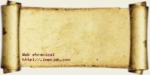 Žaklina Jokić vizit kartica